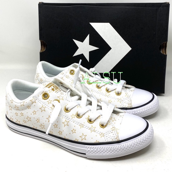 Converse Other - Converse Ctas Street Slip White Gold Kids Toddler
